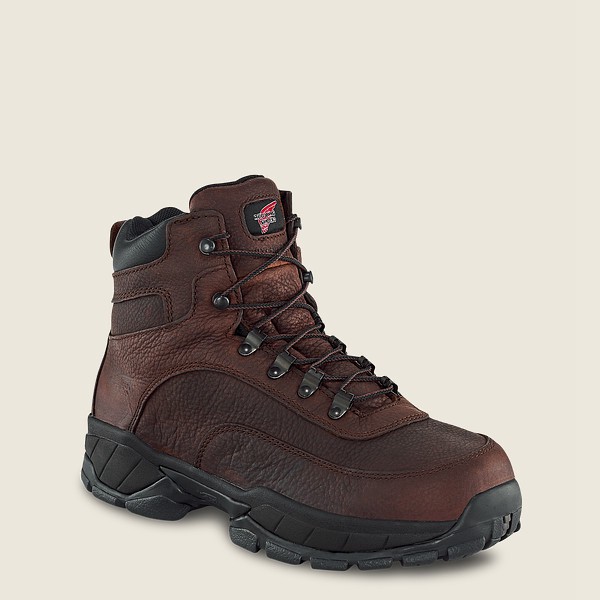 Red Wing Hiking Bot Erkek - Truhiker - 6-Inch Waterproof Soft Toe - Koyu Kahverengi - 85INGRVAF